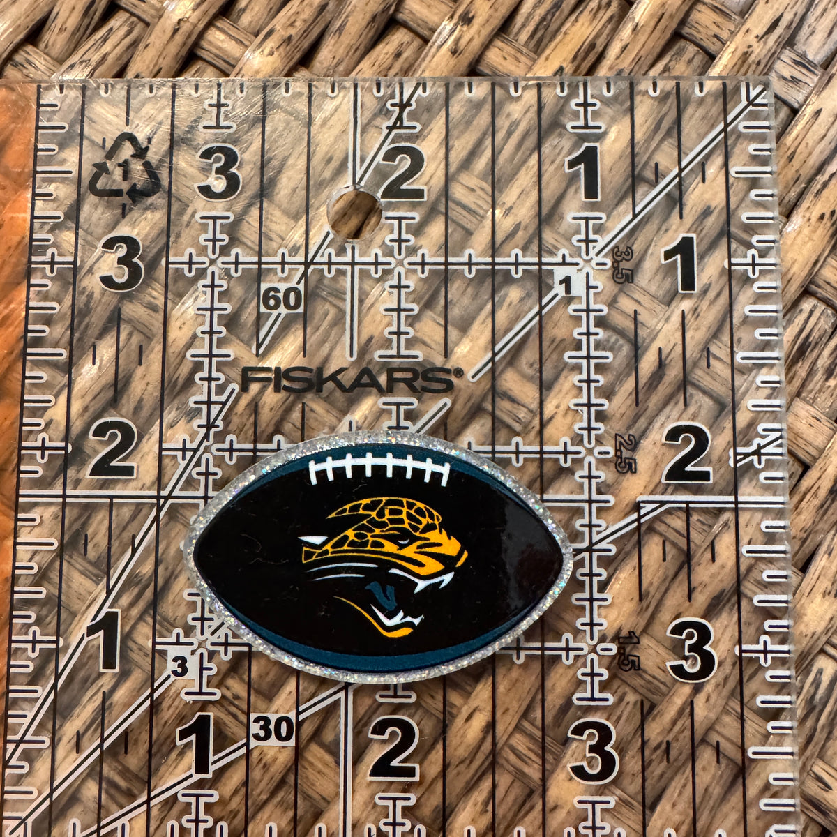 Acrylic Flatback Craft Embellishment - Football Team