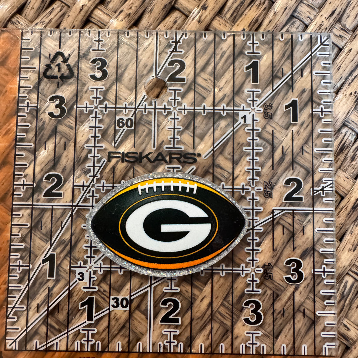 Acrylic Flatback Craft Embellishment - Football Team