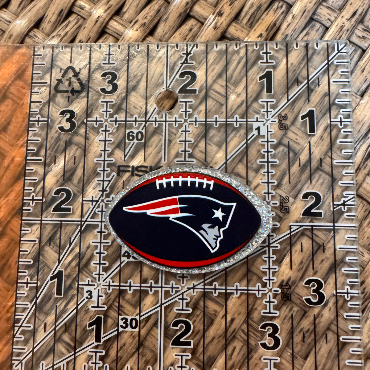 Acrylic Flatback Craft Embellishment - Football Team