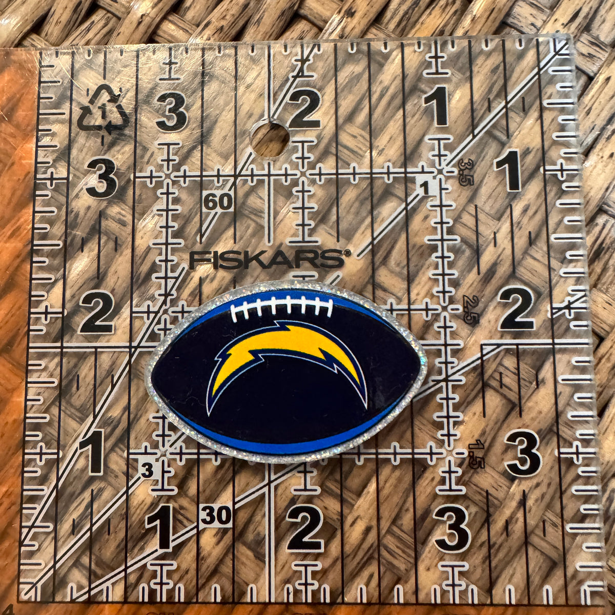 Acrylic Flatback Craft Embellishment - Football Team