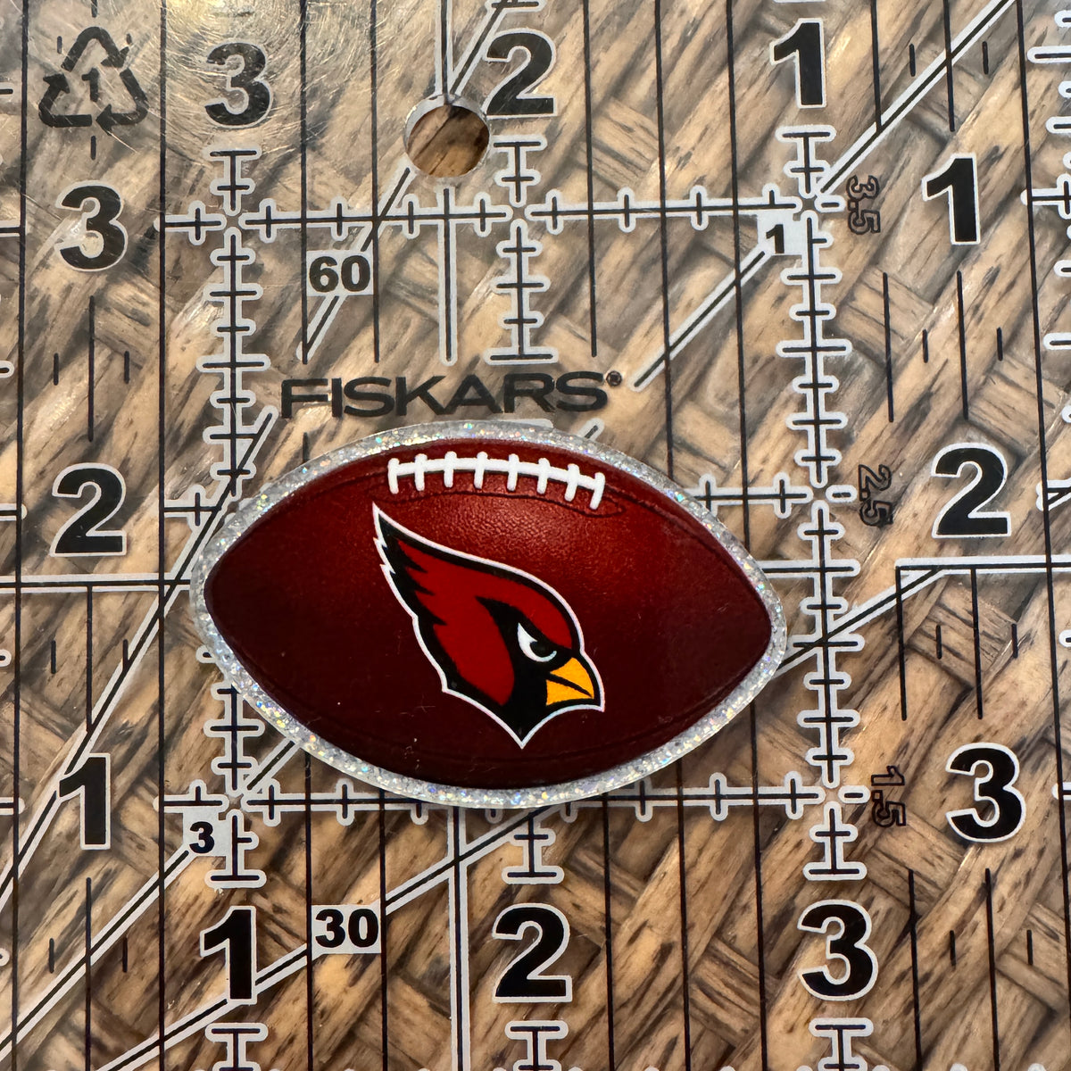 Acrylic Flatback Craft Embellishment - Football Team