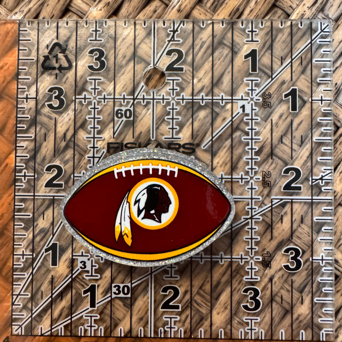 Acrylic Flatback Craft Embellishment - Football Team