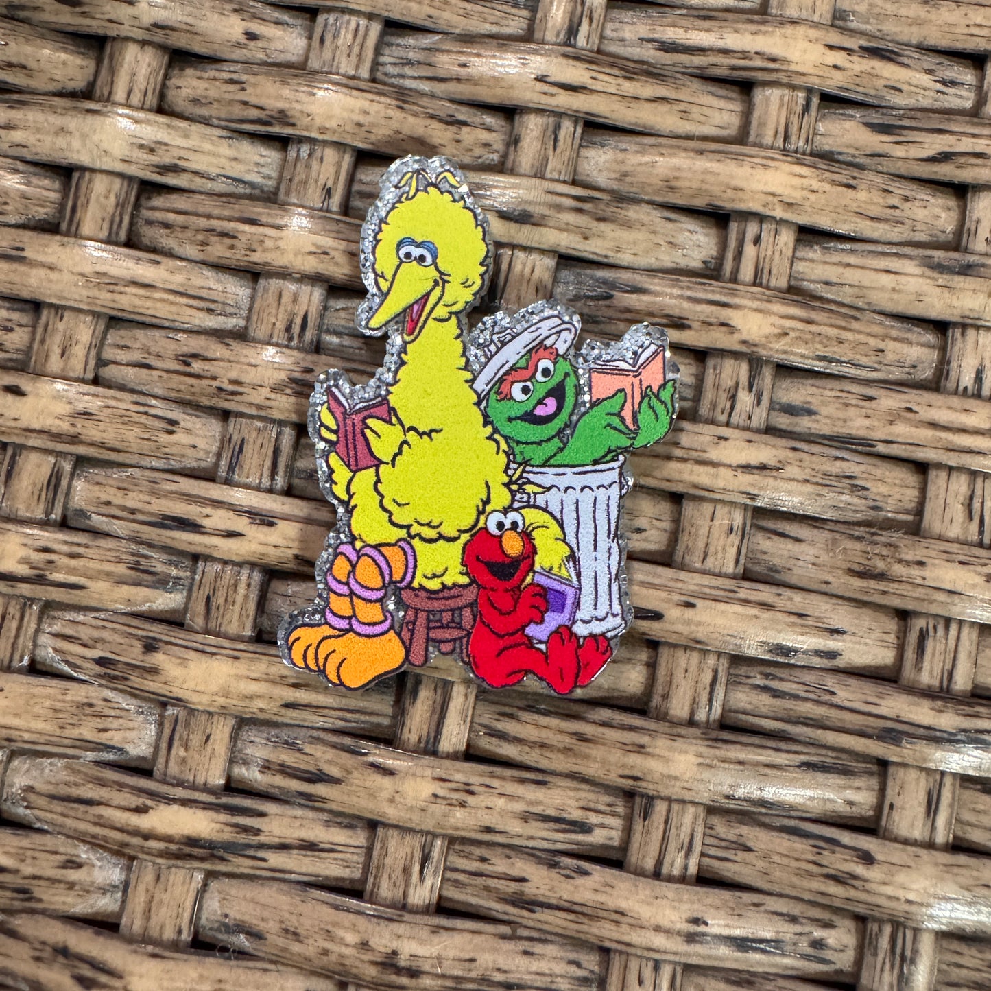 Sesame Street  Acrylic Flatback,  Planar, Cabochon, Single Pc.