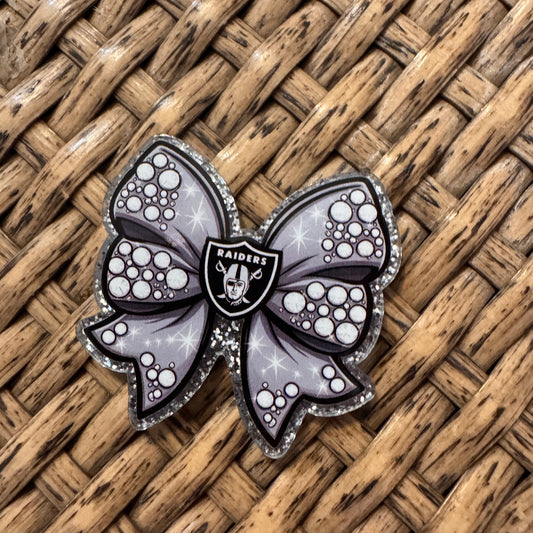 Acrylic Flatback Craft Embellishment - Football Raiders