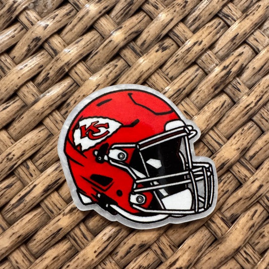 Acrylic Flatback Craft Embellishment - Football Cheifs