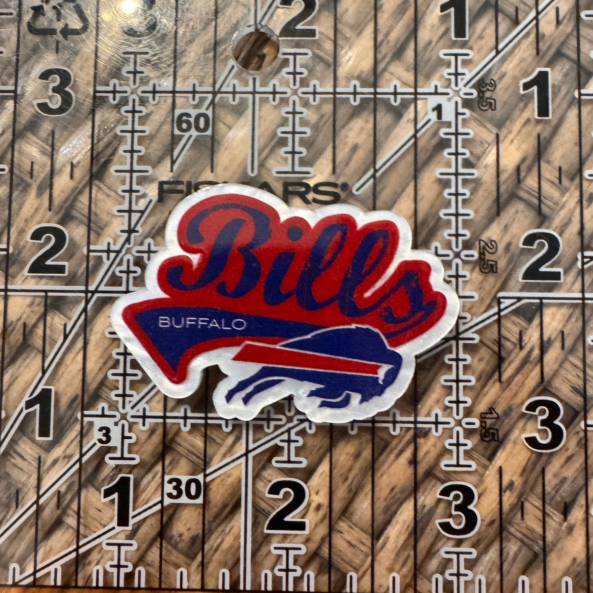 Acrylic Flatback Craft Embellishment - Football Bills