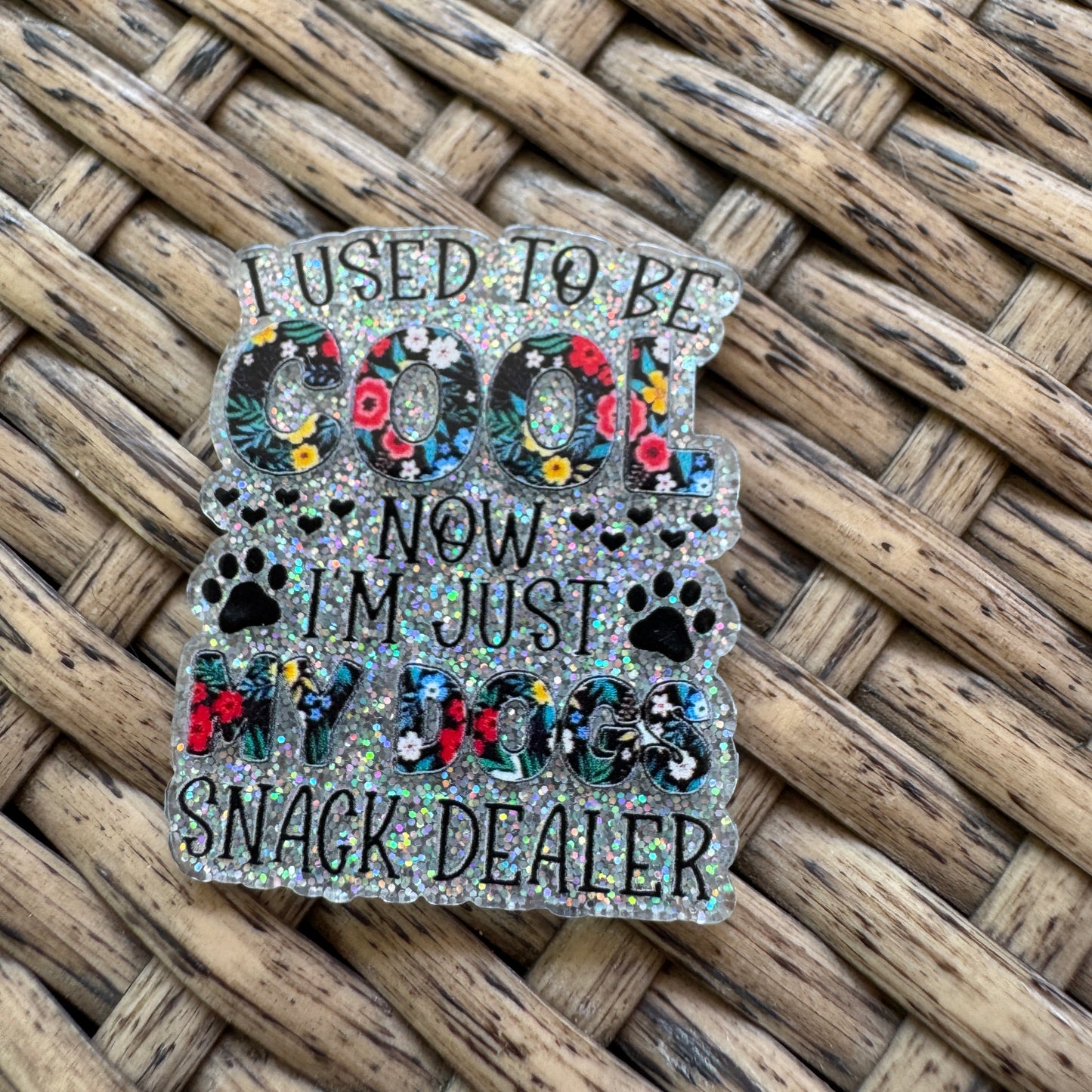 Dogs Snack Dealer Flatback,  Planar, Cabochon, Single Pc