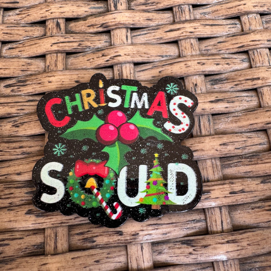 Christmas Squad, Christmas, Flatback,  Planar, Cabochon, Single Pc