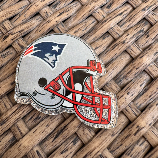 Football, Patriots Flatback,  Planar, Cabochon, Single Pc