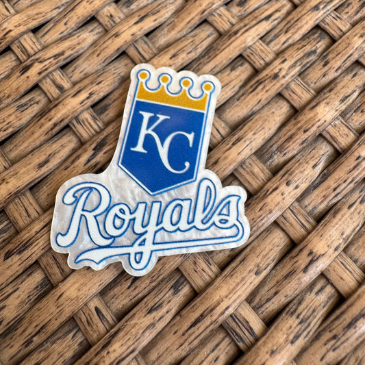 Baseball, KC Royals, Flatback, Planar, Cabochon, Single Pc