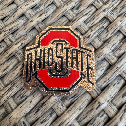 Football, Ohio State,  Medical, Flatback, Planar, Cabochon, Single Pc