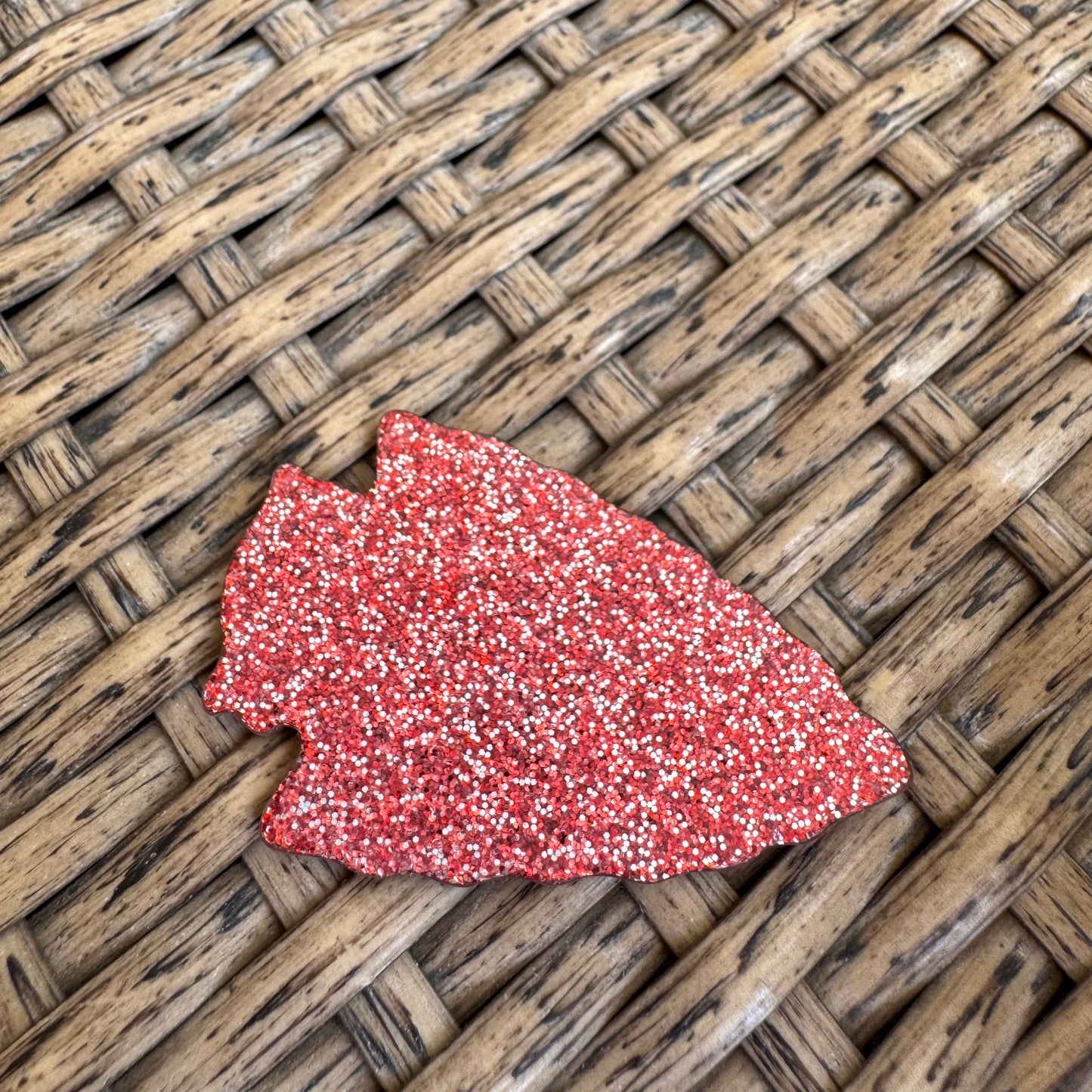 Arrowhead Kc Chiefs, Football, Planar, Cabochon, Single Pc.