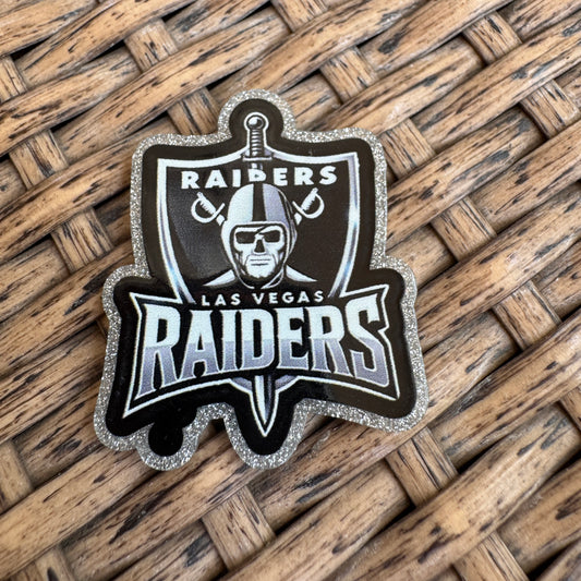 Raiders,  Football, Planar, Cabochon, Single Pc.