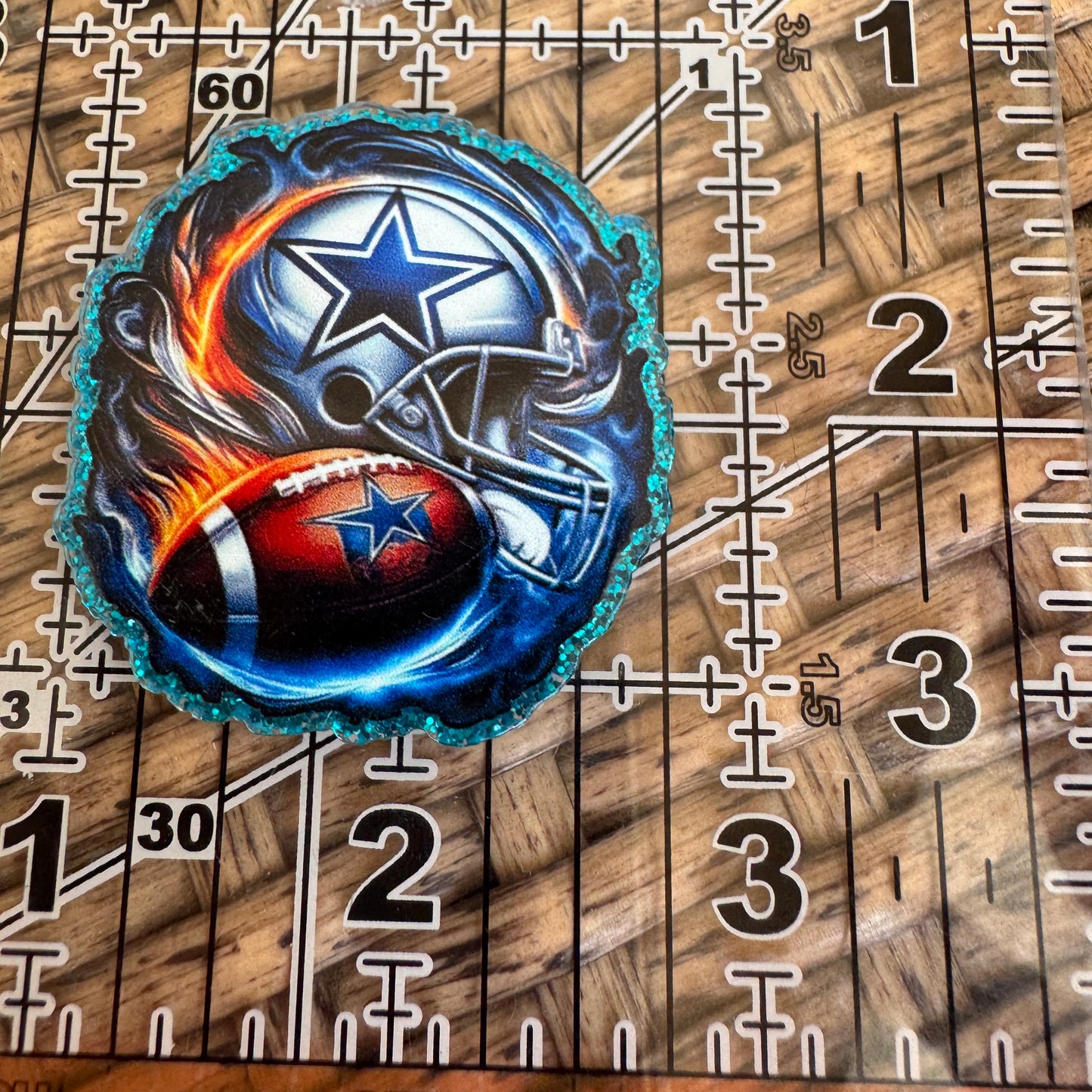 Dallas Cowboys,  Football, Planar, Cabochon, Single Pc.