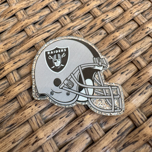 RAIDERS, Football, Planar, Cabochon, Single Pc.
