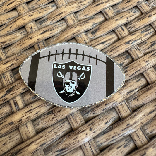 RAIDERS, Football, Planar, Cabochon, Single Pc.