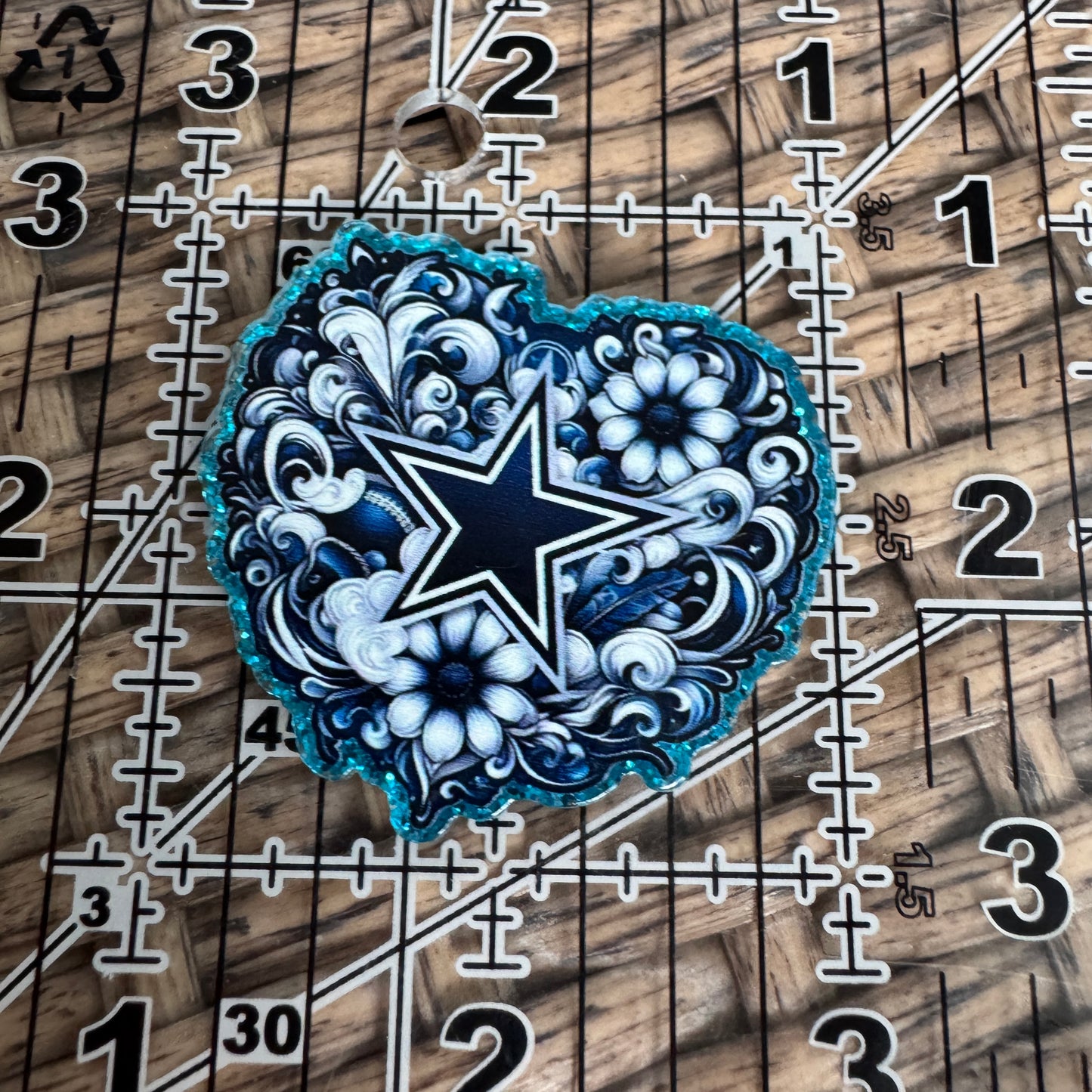 Cowboys,  Football, Planar, Cabochon, Single Pc.