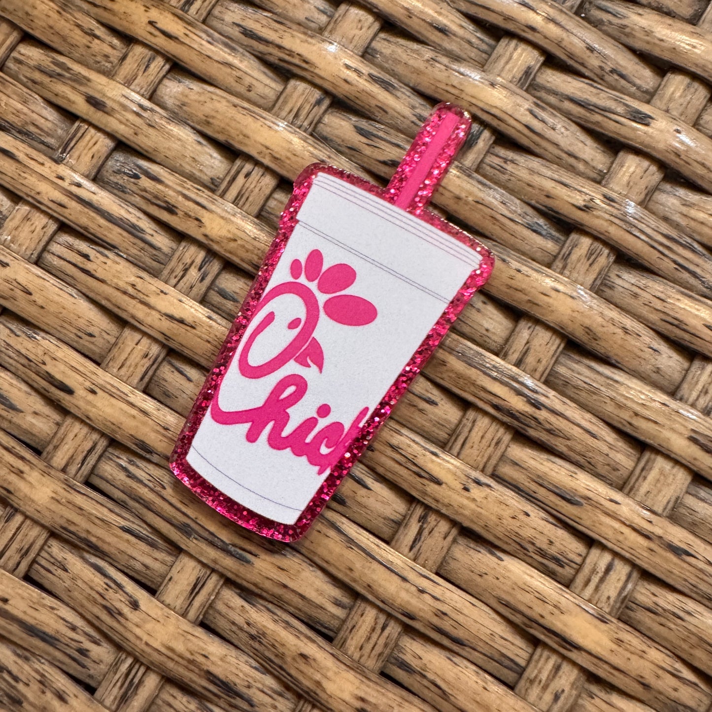 Chick F La Drink Acrylic Flatback,  Planar, Cabochon, Single Pc