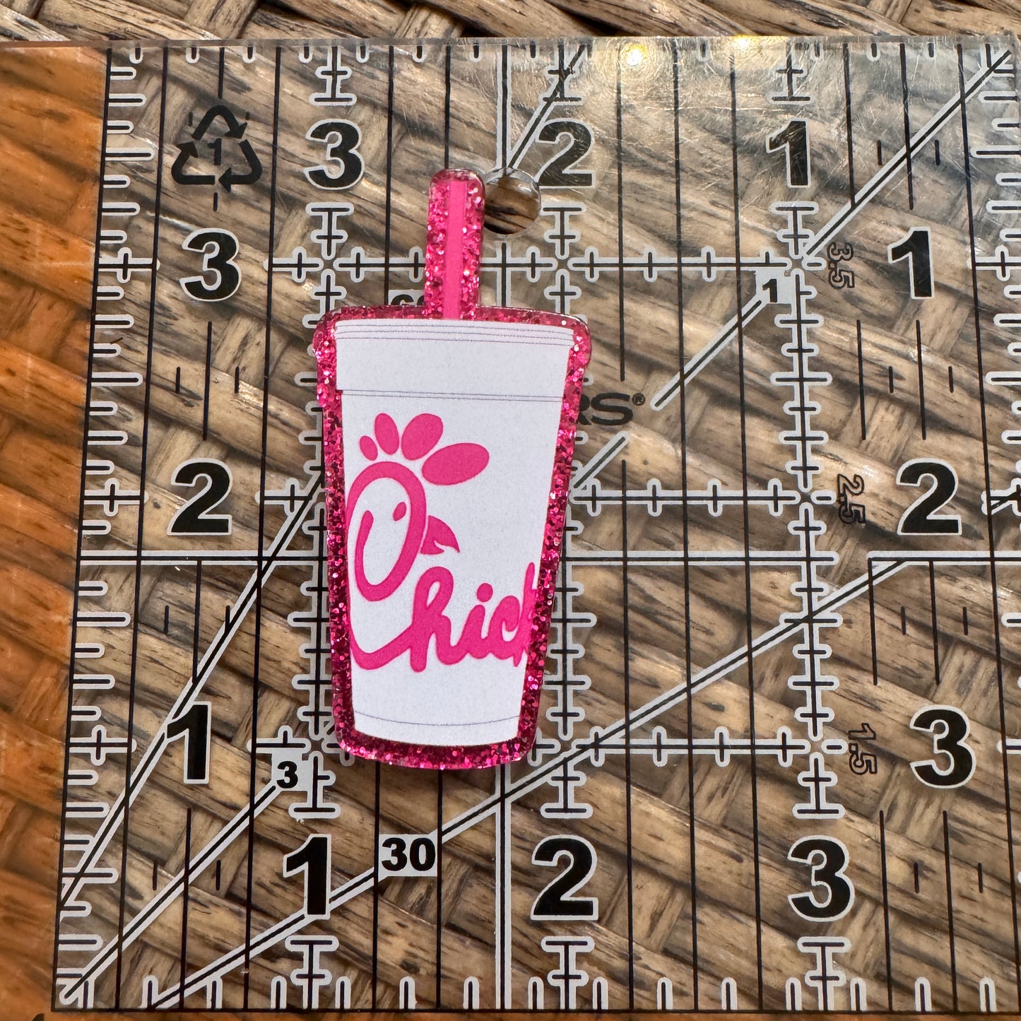 Chick F La Drink Acrylic Flatback,  Planar, Cabochon, Single Pc