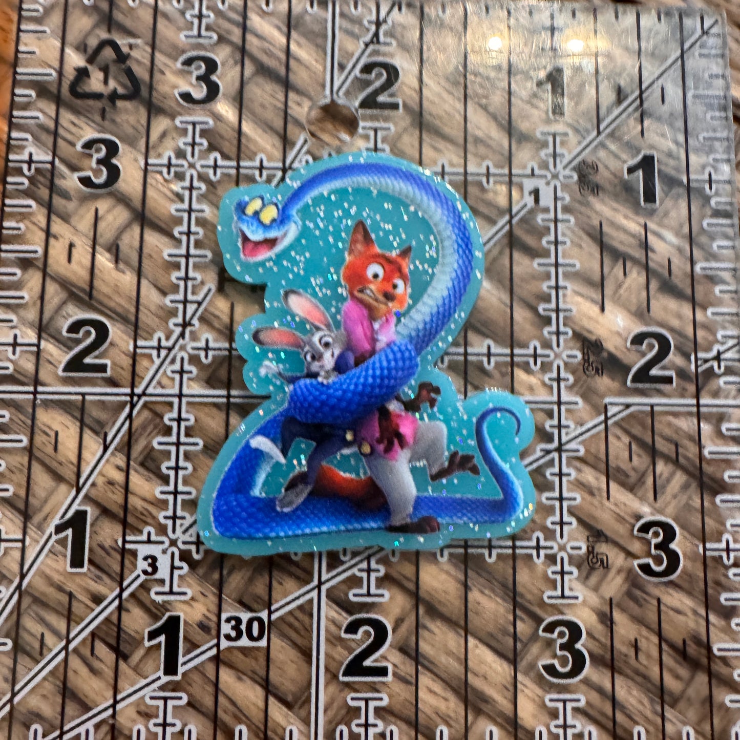 Cartoon Acrylic Flatback,  Planar, Cabochon, Single Pc
