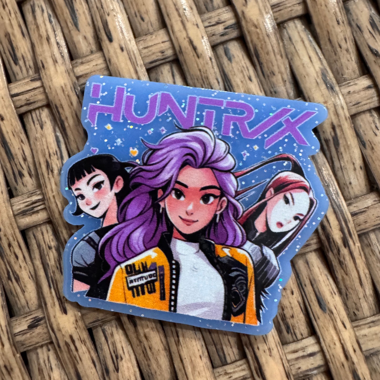 Demon Hunter X Flatback,  Planar, Cabochon, Single Pc