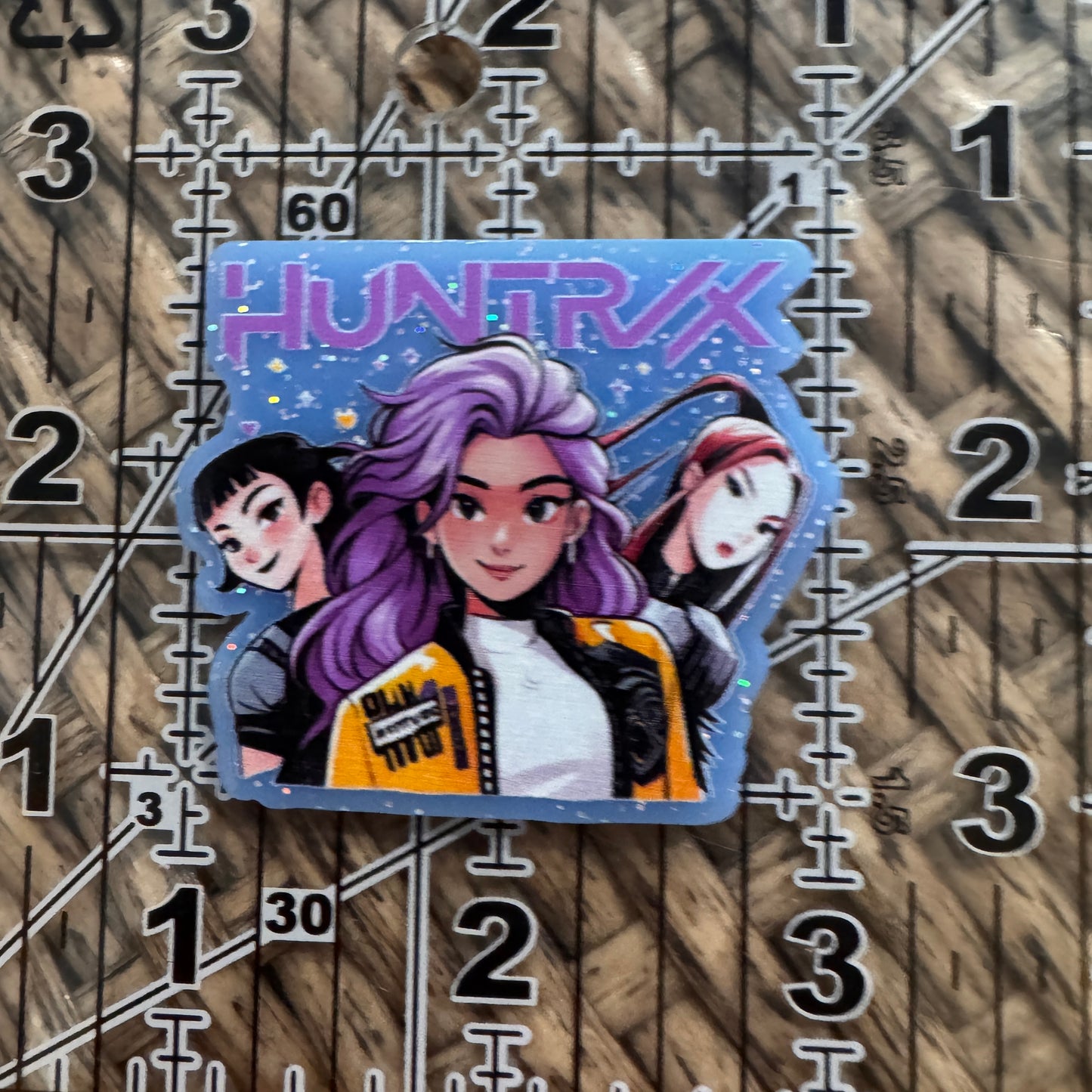 Demon Hunter X Flatback,  Planar, Cabochon, Single Pc