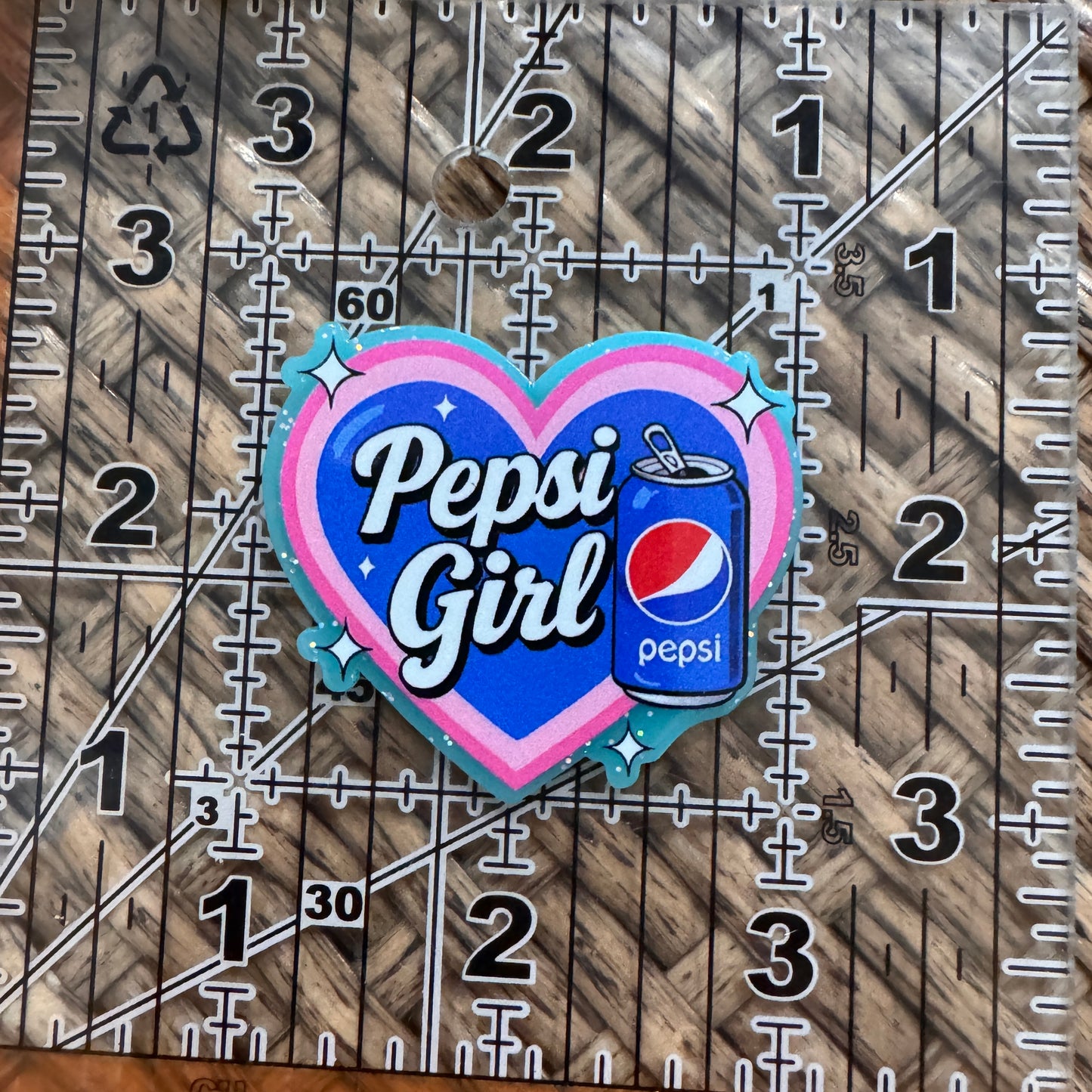 Pepsi drink Flatback,  Planar, Cabochon, Single Pc
