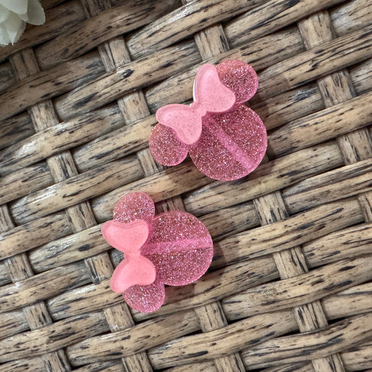 Small Acrylic Focal Bead Set of Two  – Double-Sided Image  for Beadable Pens, Badge Reels, Keychains, Jewelry, Junk Cases