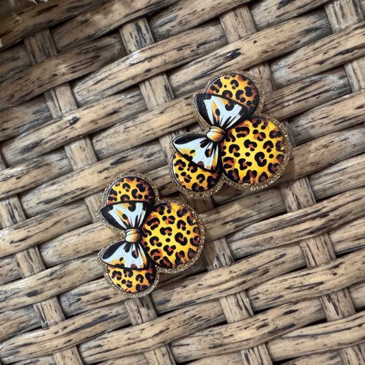 Small Acrylic Focal Bead Set of Two  – Double-Sided Image  for Beadable Pens, Badge Reels, Keychains, Jewelry, Junk Cases