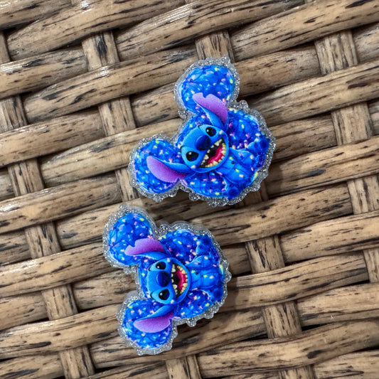 Small Acrylic Focal Bead Set of Two  – Double-Sided Image  for Beadable Pens, Badge Reels, Keychains, Jewelry, Junk Cases