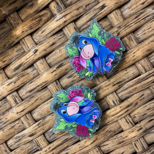 Small Acrylic Focal Bead Set of Two  – Double-Sided Image  for Beadable Pens, Badge Reels, Keychains, Jewelry, Junk Cases (Copy)