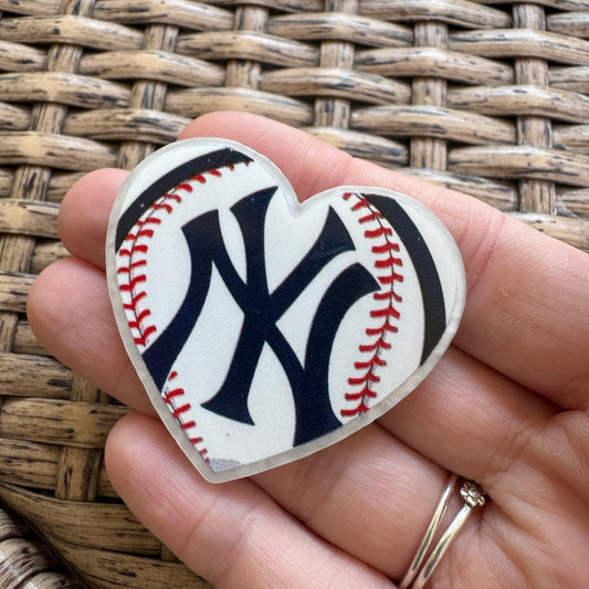 New York Yankees, Baseball, Planar, Cabochon, Single Pc.