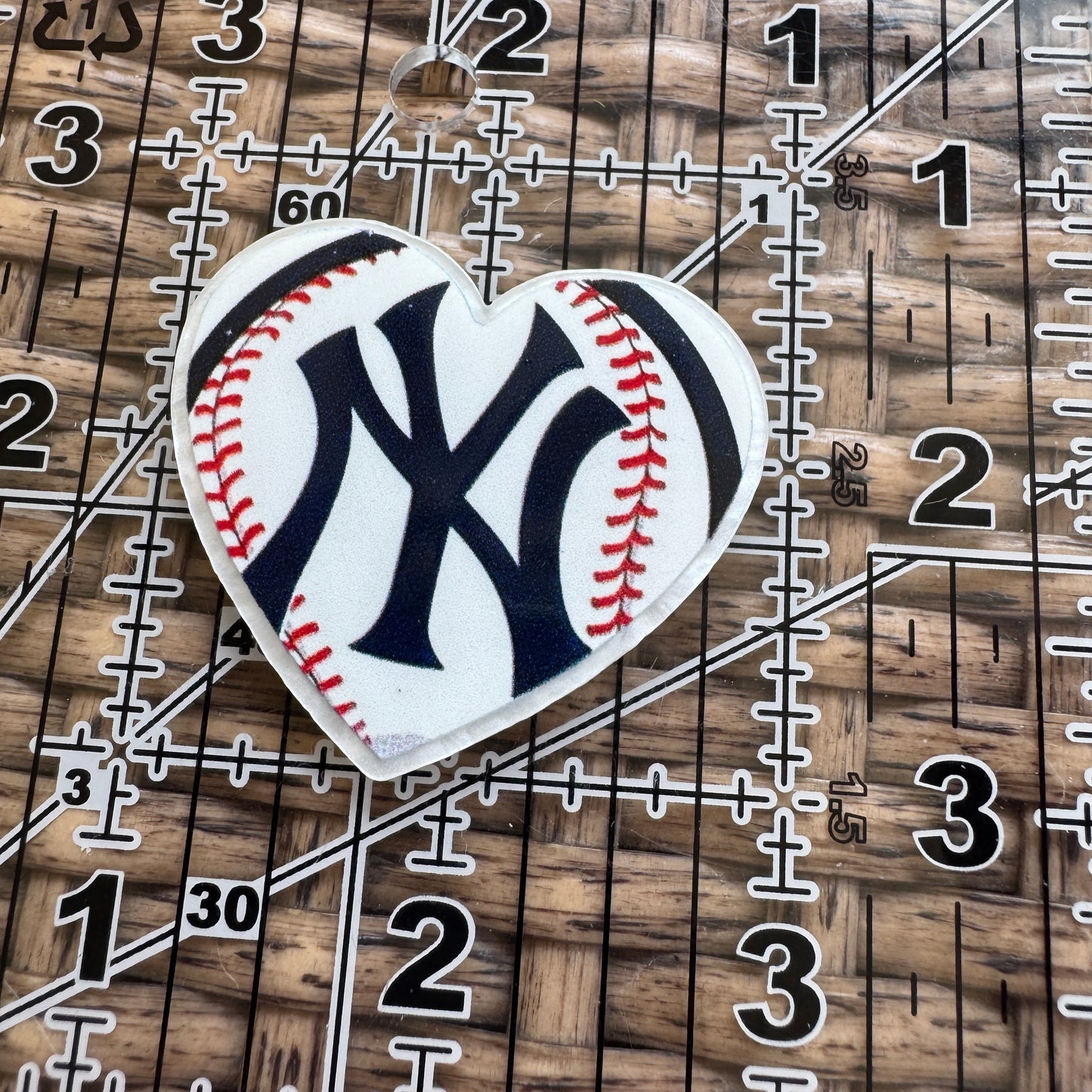 New York Yankees, Baseball, Planar, Cabochon, Single Pc.