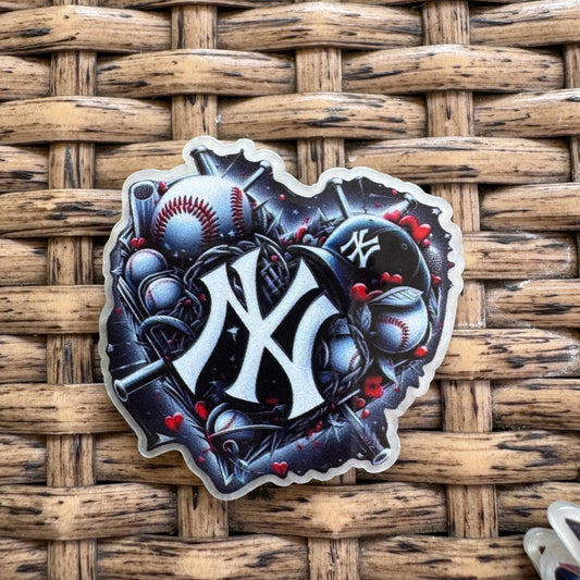 New York Yankees, Baseball, Planar, Cabochon, Single Pc.