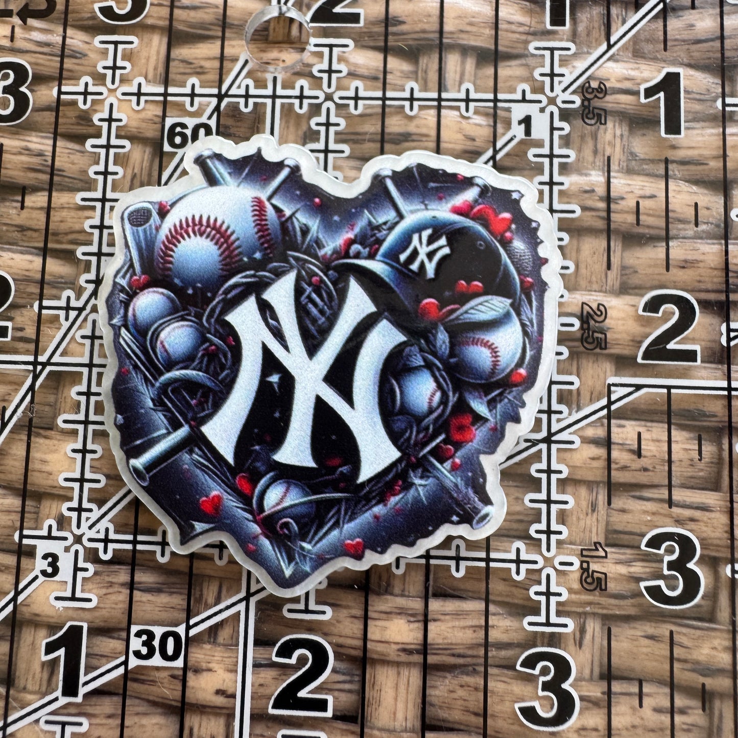 New York Yankees, Baseball, Planar, Cabochon, Single Pc.