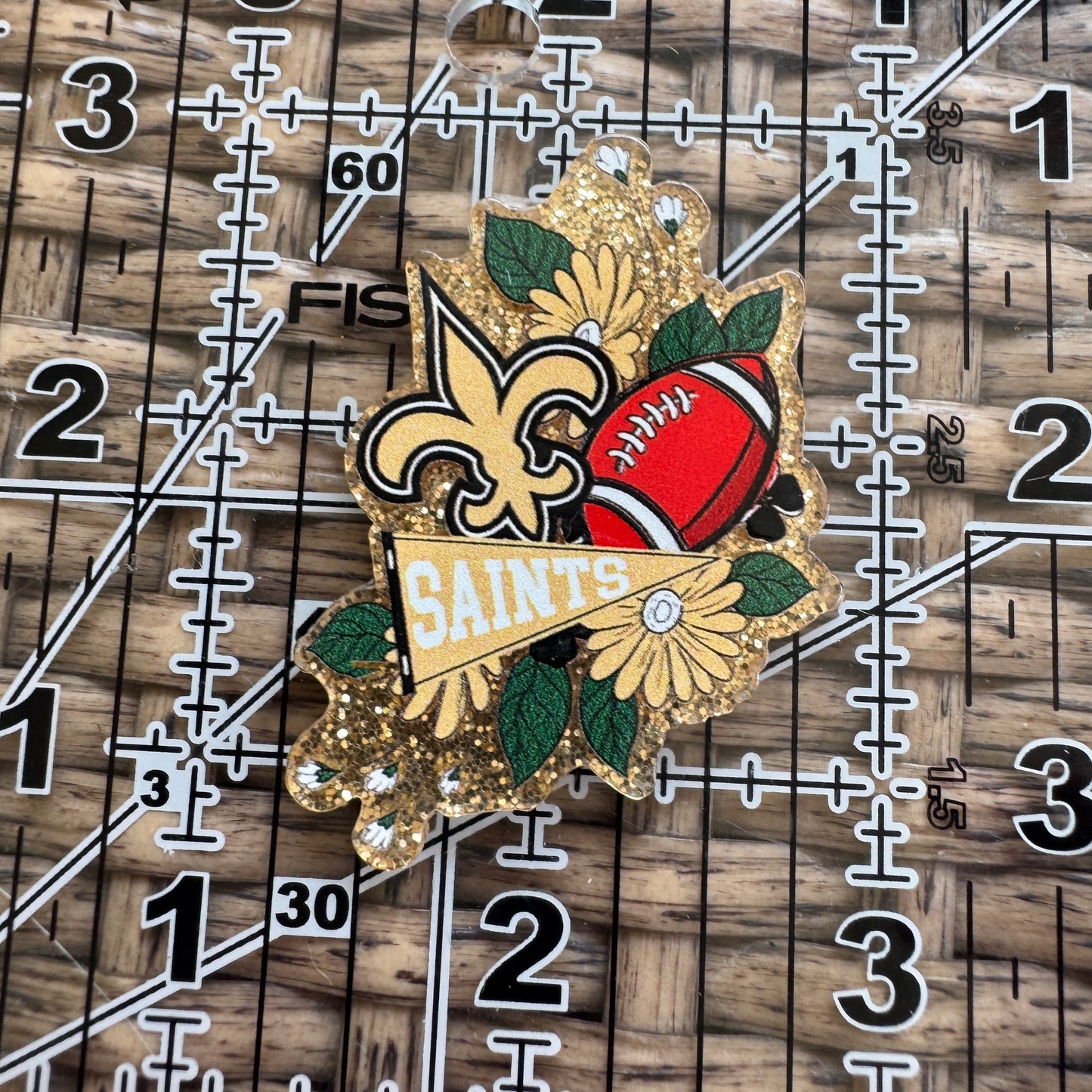 Saints, Football,  Planar, Cabochon, Single Pc.