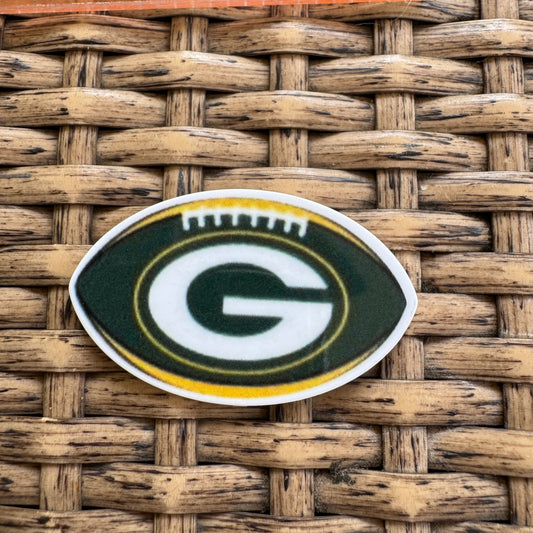 Green Bay, Football,  Planar, Cabochon, Single Pc