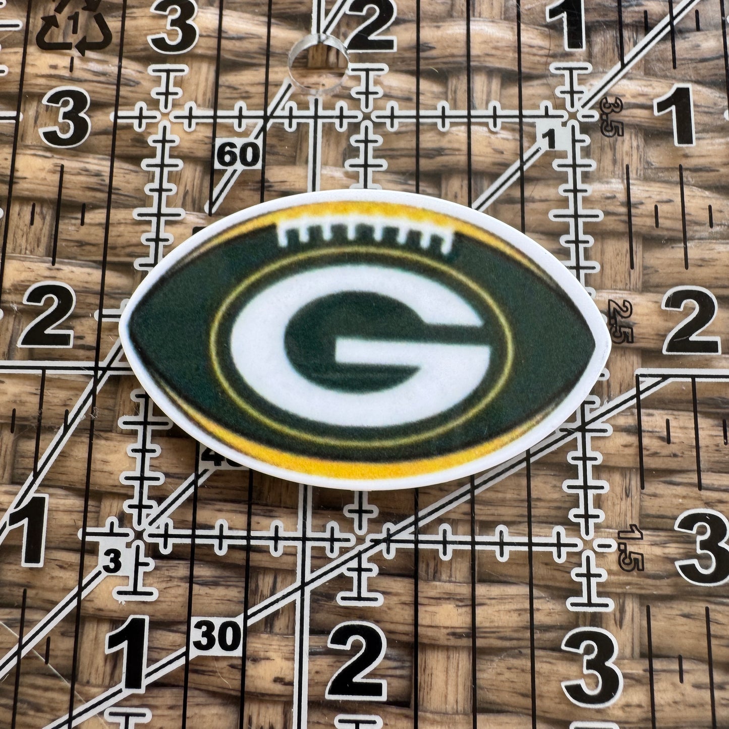 Green Bay, Football,  Planar, Cabochon, Single Pc