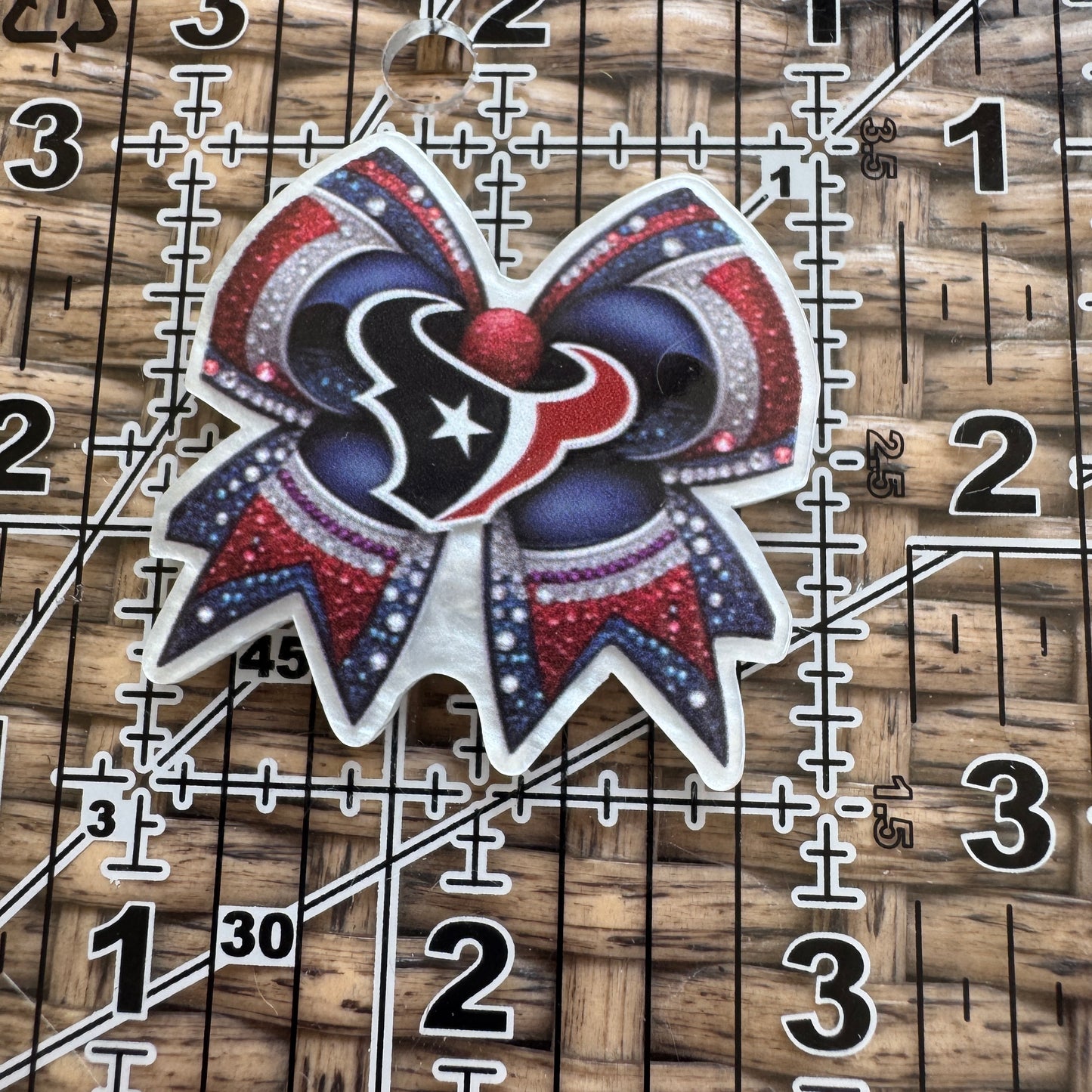 Houston Texans, Football,  Planar, Cabochon, Single Pc