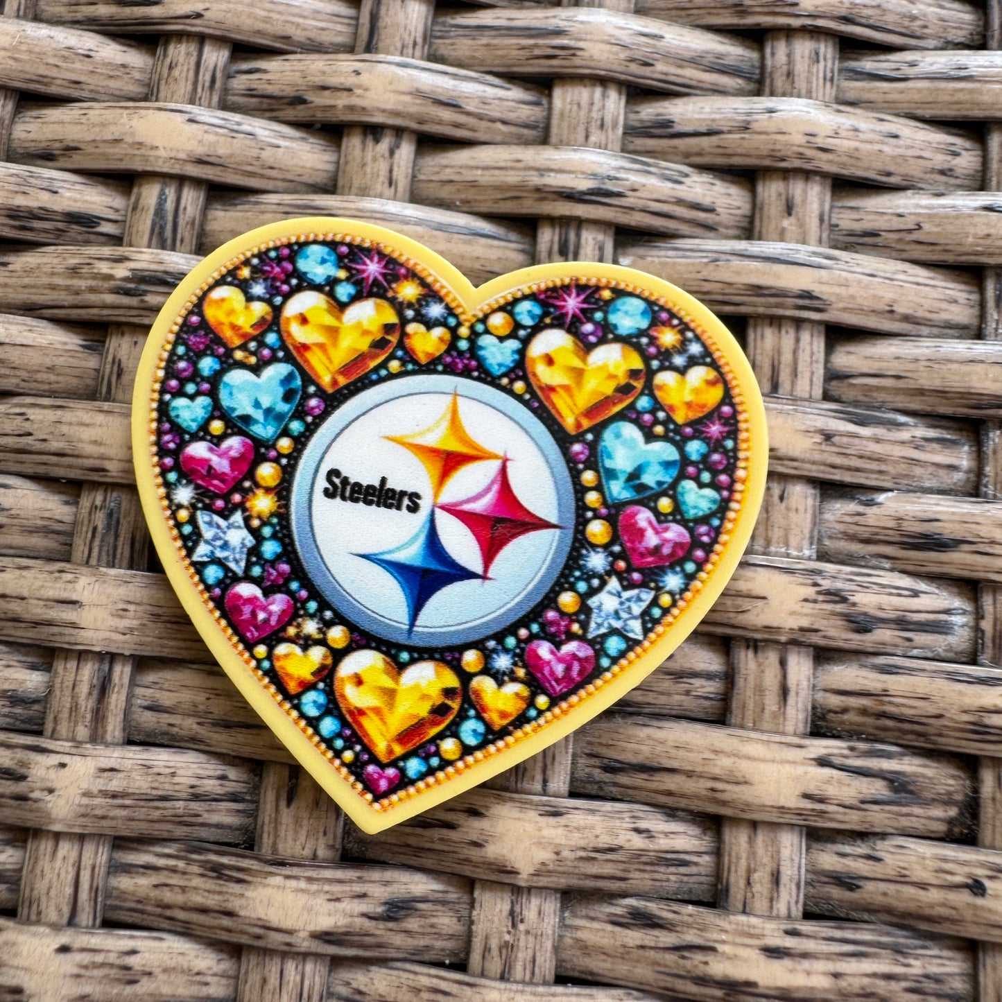 Steelers,  Football,  Planar, Cabochon, Single Pc
