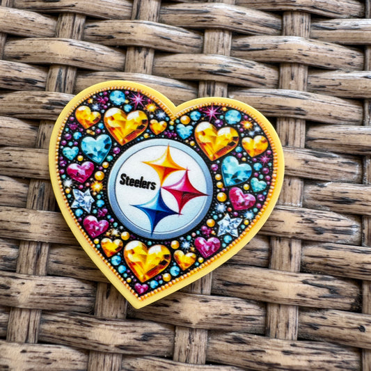 Steelers,  Football,  Planar, Cabochon, Single Pc