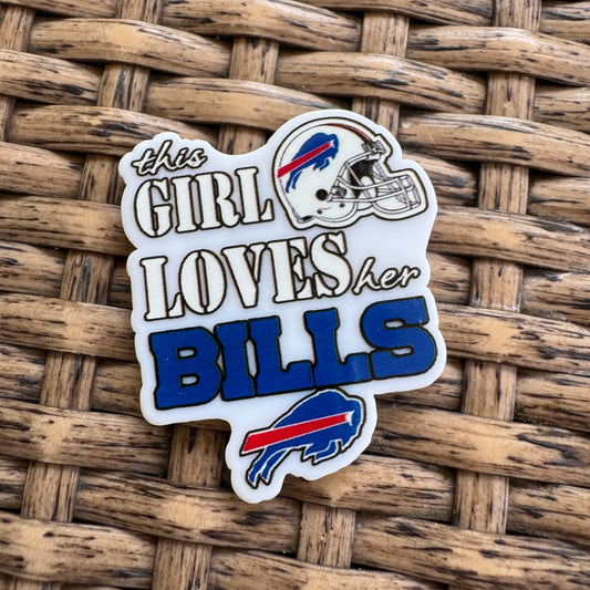 Buffalo Bills,  Football,  Planar, Cabochon, Single Pc (Copy)