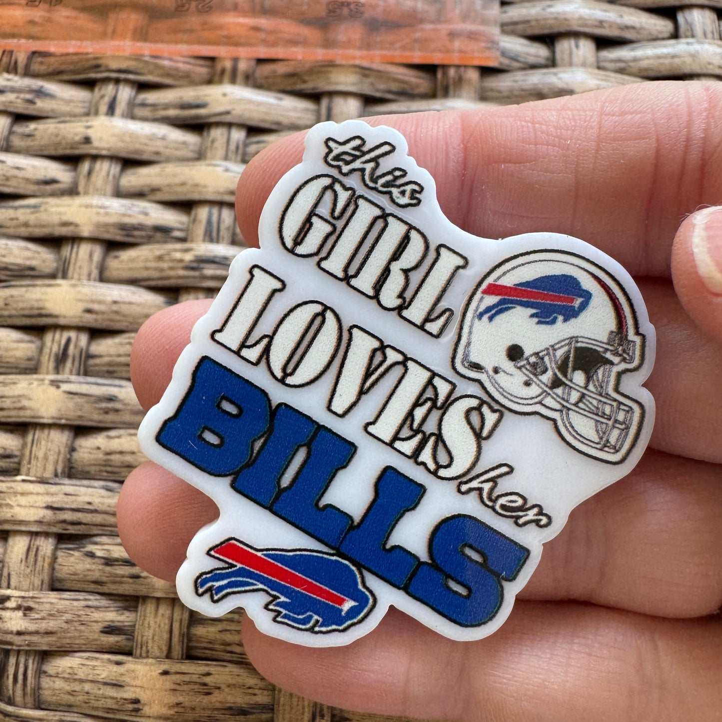 Buffalo Bills,  Football,  Planar, Cabochon, Single Pc (Copy)