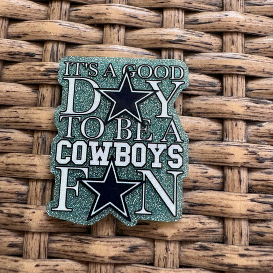 Acrylic Fatback, Planar, Cabochon, Craft Supply - Cowboys, Football