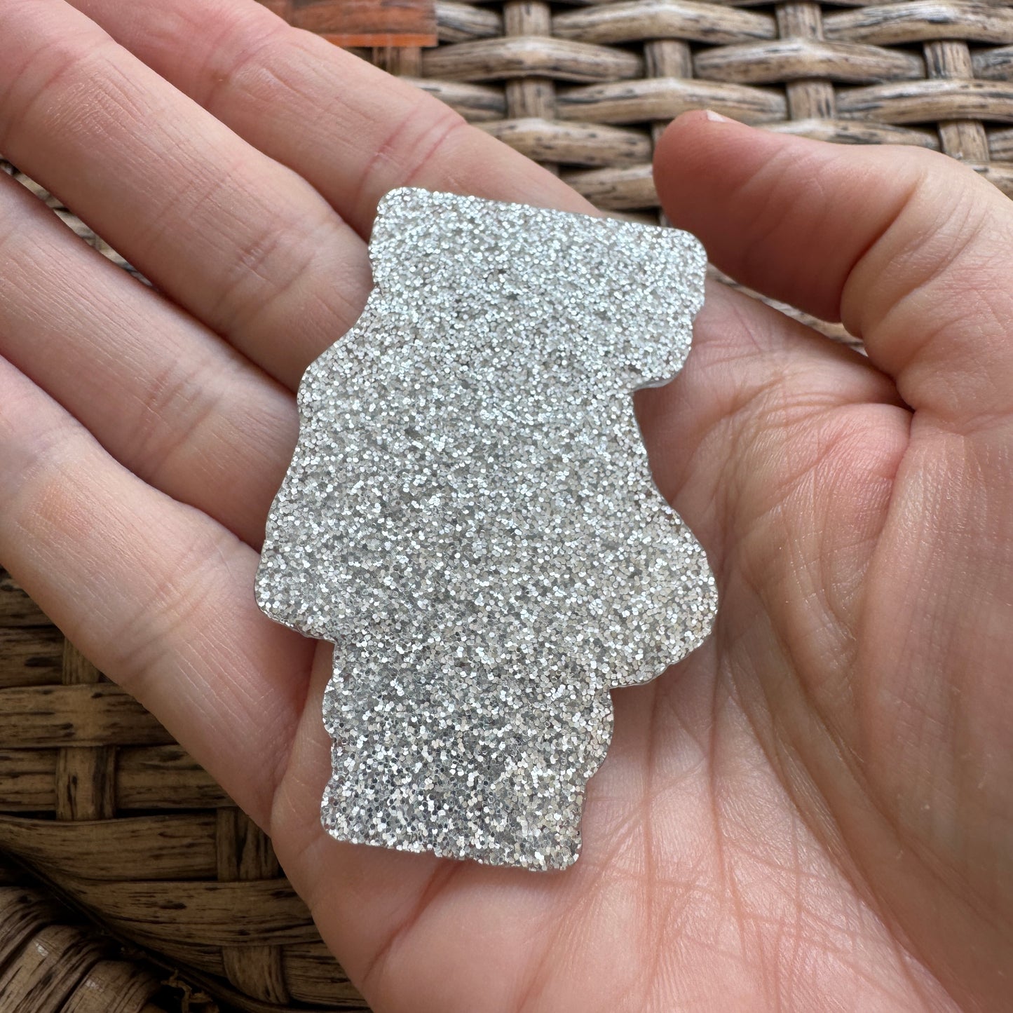 Acrylic Fatback, Planar, Cabochon, Craft Supply - Kansas City Chiefs Football Team