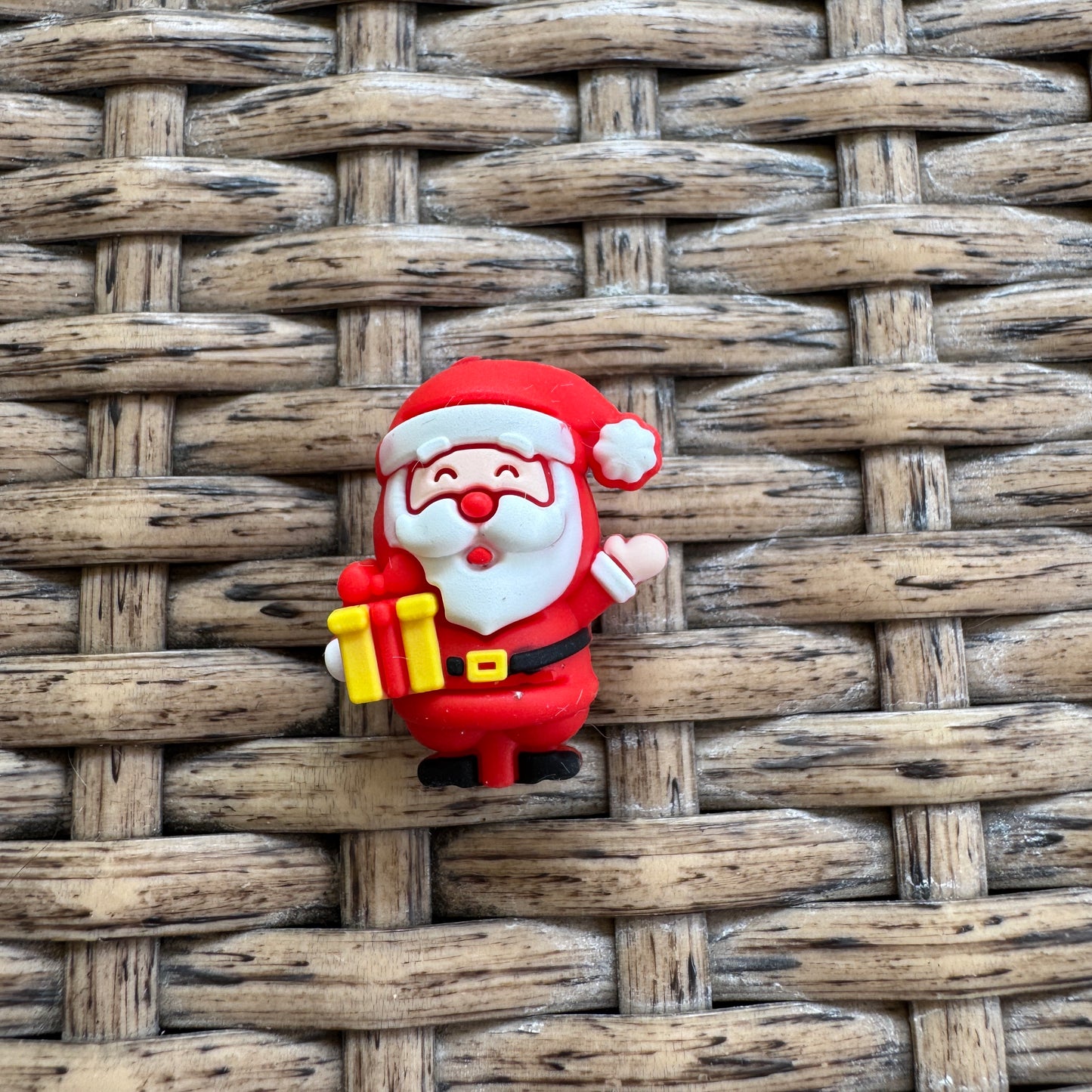 Silicone Flocal Bead Santa 3D