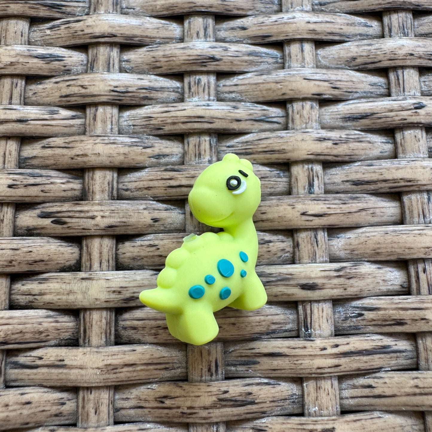 Silicone Flocal Bead Dino 3D