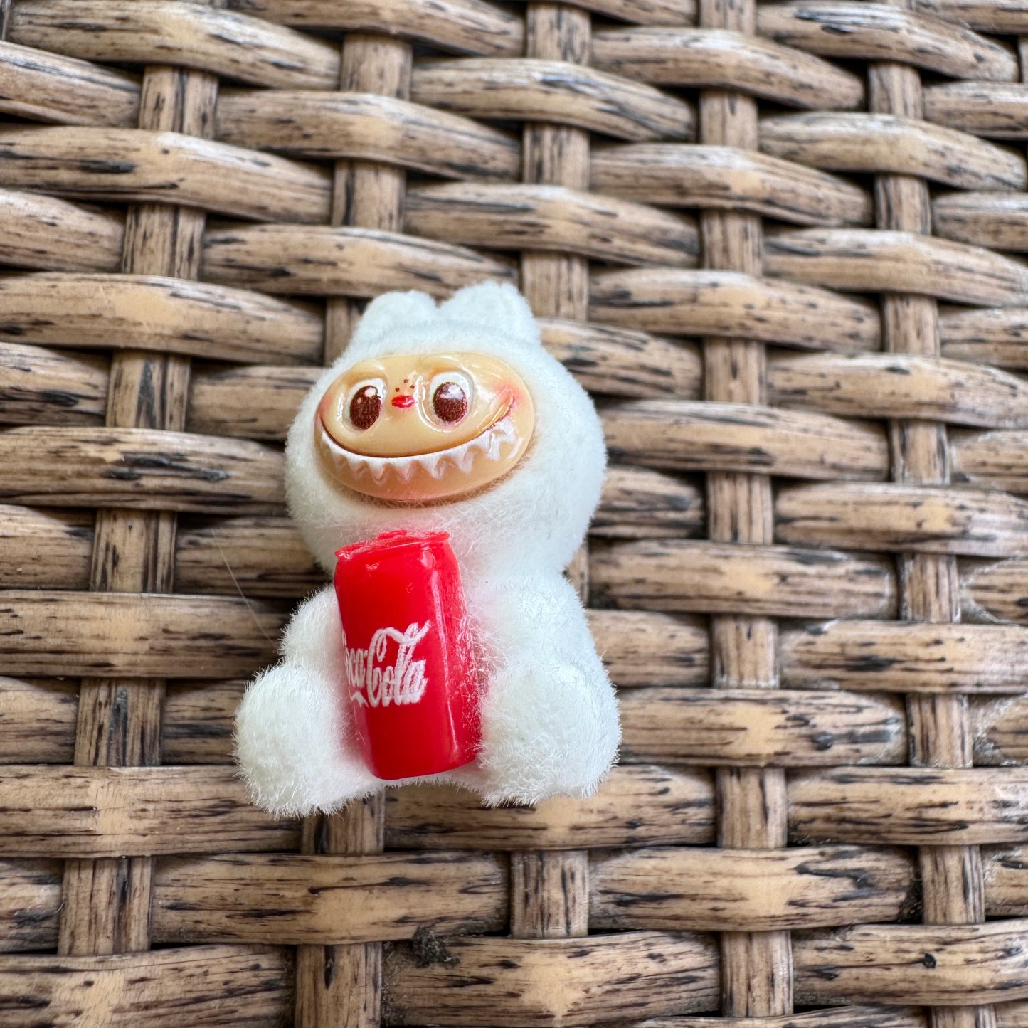 Flocal Bead Labubu With Coke Sitting