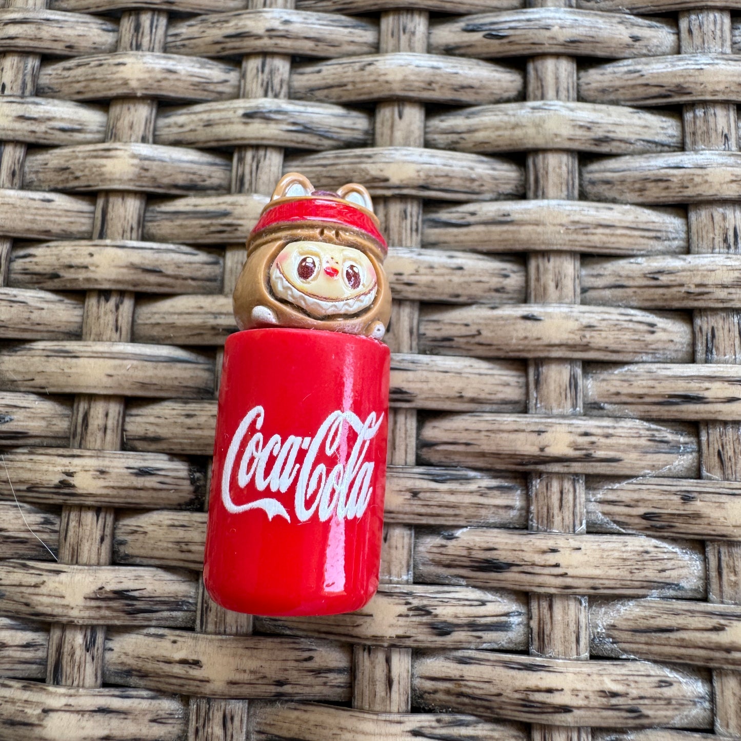 Flocal Bead Coke WIth Labubu Head