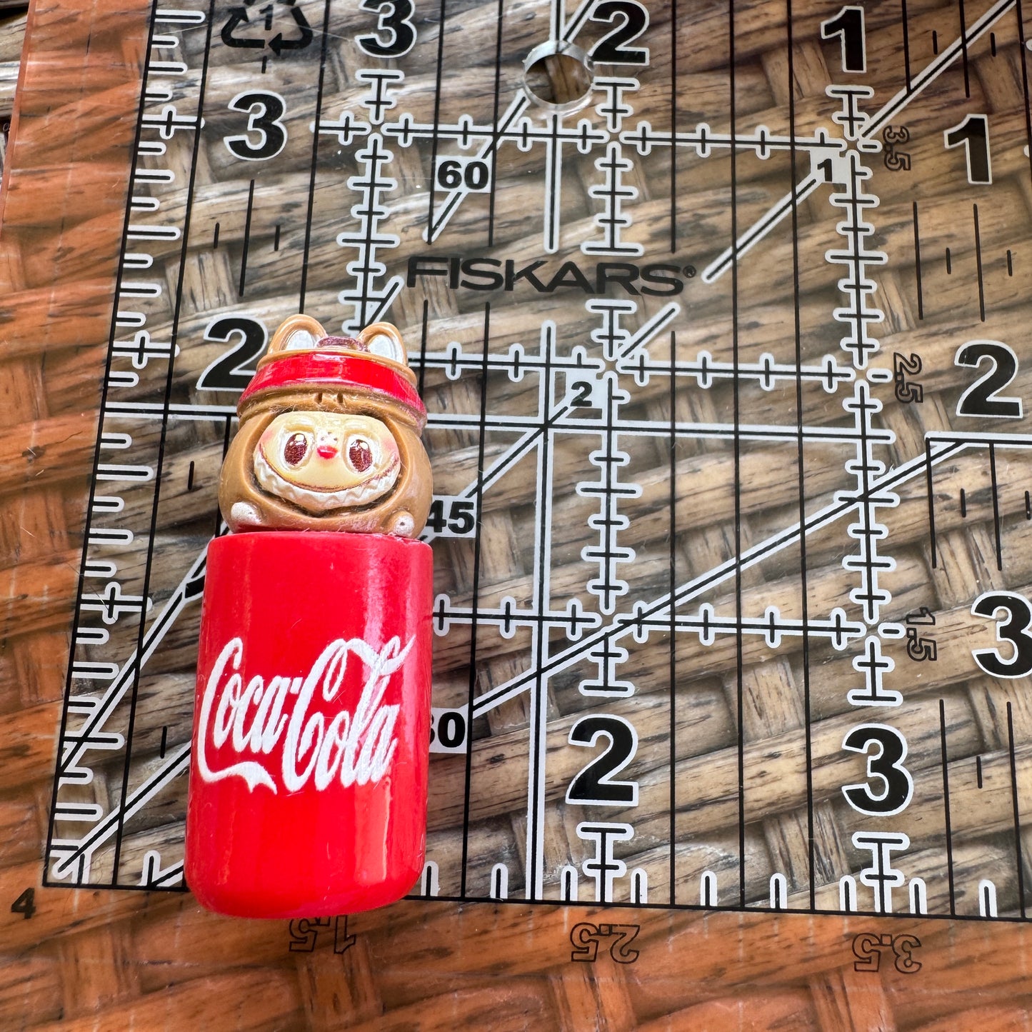 Flocal Bead Coke WIth Labubu Head